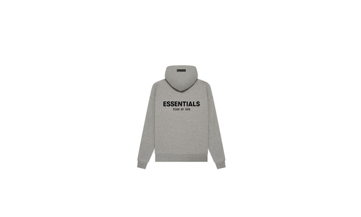 essentials dark oatmeal hoodie (SS22)
